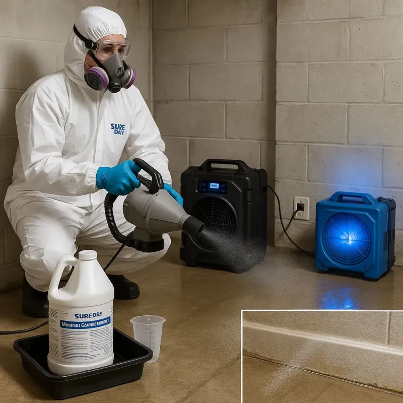 Sanitization and Odor Removal process in Rose Hill, VA